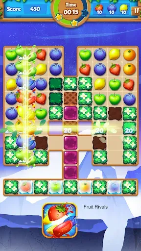 Скриншот 1 — Фрукты конкурс - Fruit Rivals