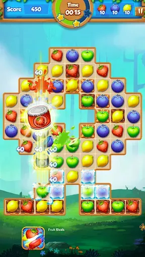 Скриншот 2 — Фрукты конкурс - Fruit Rivals