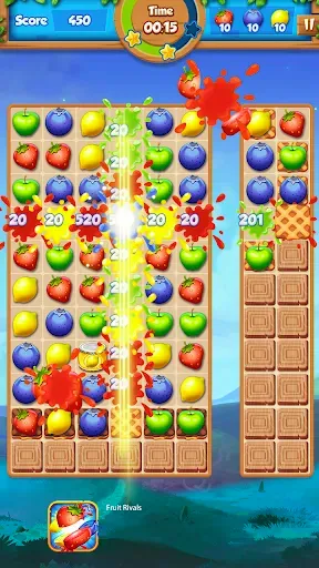 Скриншот 3 — Фрукты конкурс - Fruit Rivals