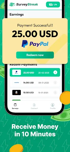 Скриншот 8 — SurveyStreak - Earn Money