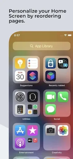 Скриншот 3 — Launcher iOS-Style