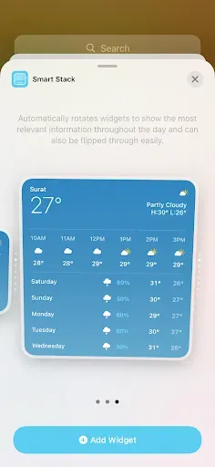 Скриншот 3 — Launcher iOS Widgets