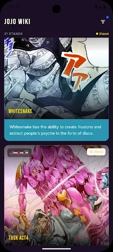 Скриншот 7 — JoJoWiki Bizarre Encyclopedia