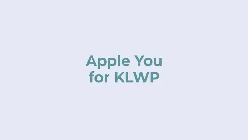 Скриншот 1 — Apple You for KLWP