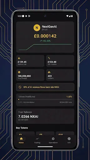 Скриншот 3 — NextGenAI Blockchain Protocol