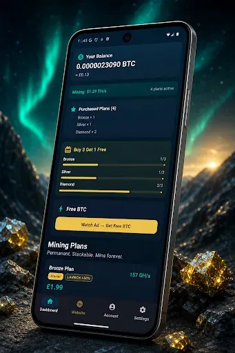 Скриншот 2 — BTC Cloud Miner