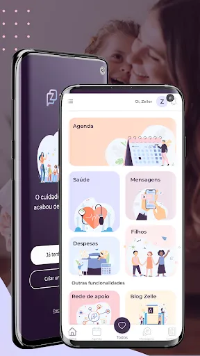 Скриншот 2 — Zelle: cuidado dos filhos