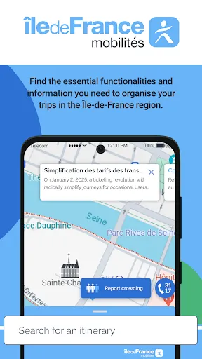 Скриншот 1 — Île-de-France Mobilités