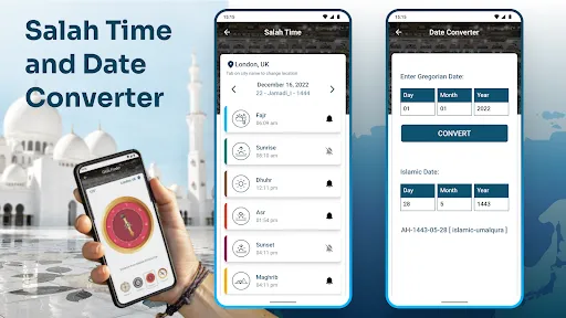 Скриншот 8 — Qibla Compass with Salah Time