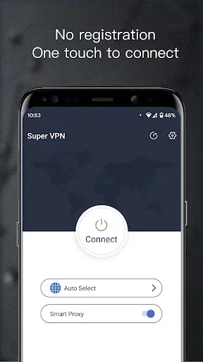 Скриншот 1 — Super VPN - Fast VPN Proxy