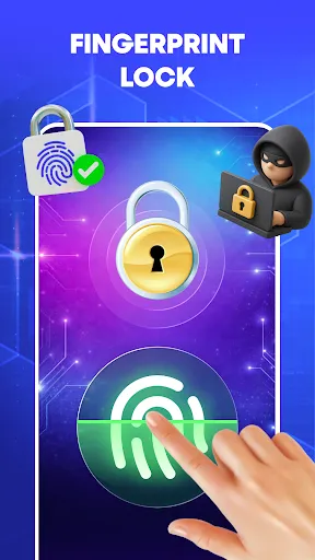 Скриншот 2 — App Lock: Fingerprint & Secure