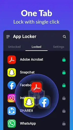 Скриншот 4 — пароль на приложения - Applock