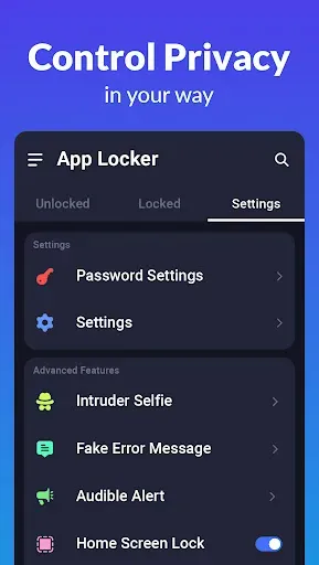 Скриншот 7 — пароль на приложения - Applock