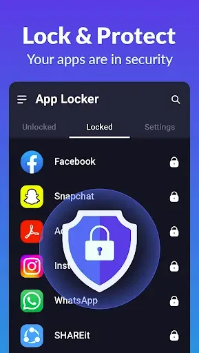 Скриншот 8 — пароль на приложения - Applock