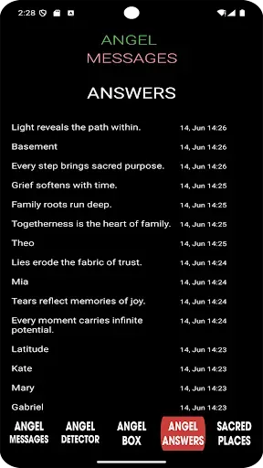 Скриншот 6 — Angel Messages - Angel Box