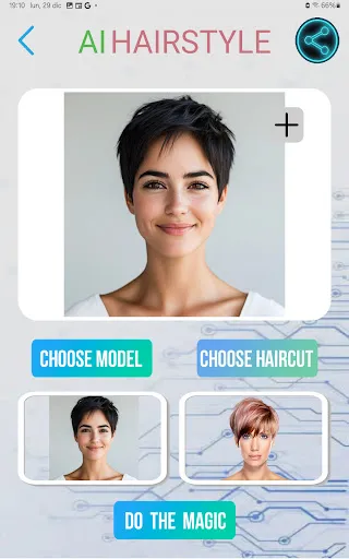 Скриншот 4 — Haircut AI - Change your Look