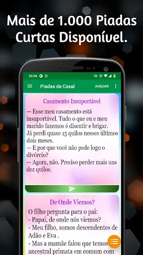 Скриншот 6 — Piadas Engraçadas e Curtas