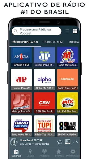 Скриншот 1 — Radio Brasil- Rádio FM ao vivo
