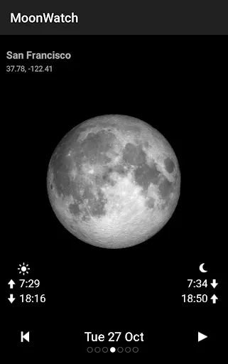 Скриншот 3 — Moon Calendar Watch