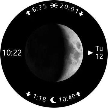 Скриншот 4 — Moon Calendar Watch