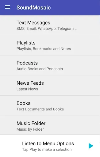Скриншот 2 — SoundMosaic Music + Podcasts
