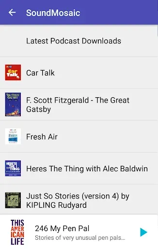 Скриншот 6 — SoundMosaic Music + Podcasts