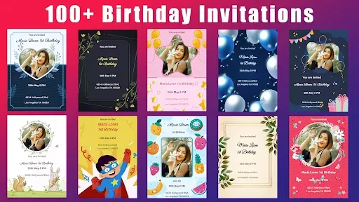 Скриншот 6 — Birthday Invitation Maker