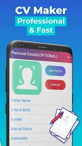 Скриншот 3 — Resume Builder CV Maker App