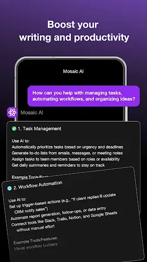 Скриншот 4 — ИИ ассистент – Mosaic AI