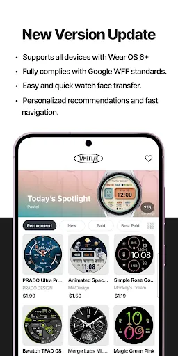 Скриншот 2 — TIMEFLIK Watch Faces