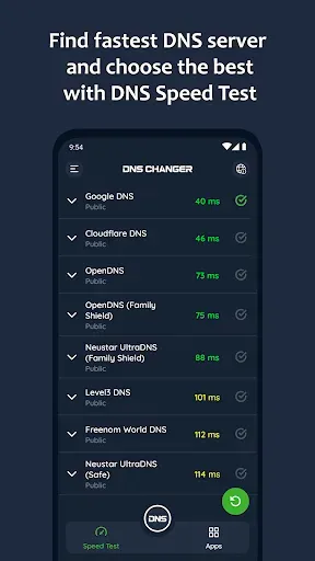 Скриншот 4 — DNS Changer - IPv4 & IPv6