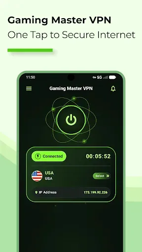 Скриншот 1 — Gaming Master VPN