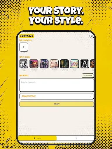 Скриншот 6 — Comikaze - Create Comics Manga