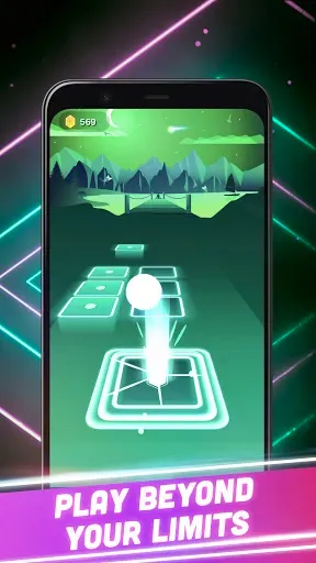 Скриншот 2 — Beat Tiles 3D: Music Game