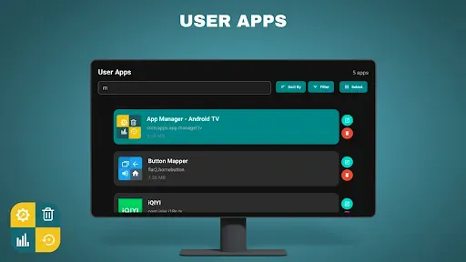 Скриншот 3 — Background Apps Manager for TV