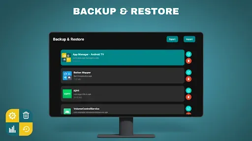 Скриншот 8 — Background Apps Manager for TV