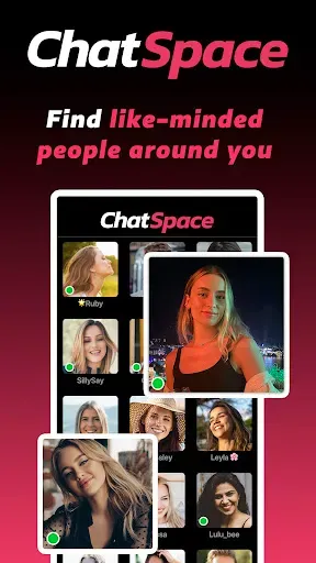 Скриншот 1 — ChatSpace - Chat, Talk & Fun