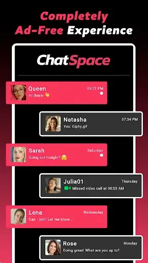 Скриншот 4 — ChatSpace - Chat, Talk & Fun