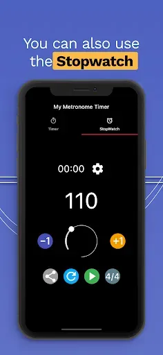 Скриншот 3 — My Metronome Timer : метроном