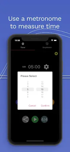 Скриншот 4 — My Metronome Timer : метроном