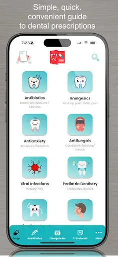 Скриншот 1 — Dental Drugs & Anesthesia