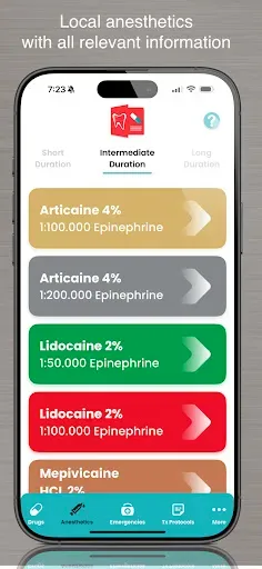 Скриншот 4 — Dental Drugs & Anesthesia