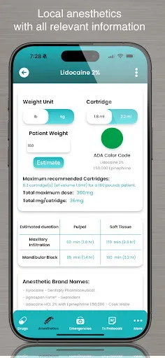 Скриншот 5 — Dental Drugs & Anesthesia
