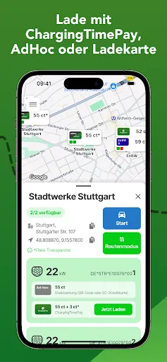 Скриншот 3 — ChargingTime - Ladestationen