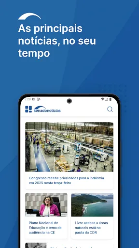 Скриншот 2 — Senado Notícias