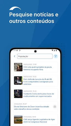 Скриншот 6 — Senado Notícias