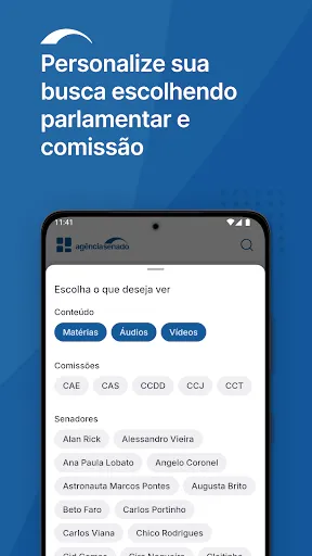 Скриншот 7 — Senado Notícias