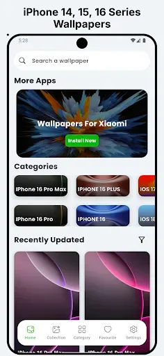 Скриншот 2 — Wallpapers For iPhone 14-16 HD