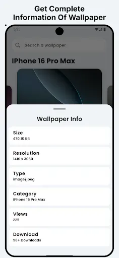 Скриншот 8 — Wallpapers For iPhone 14-16 HD