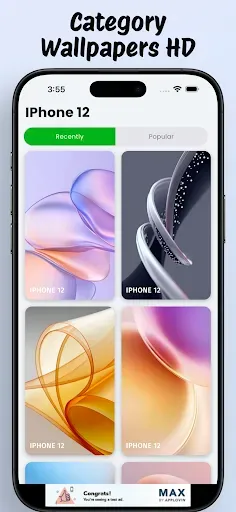 Скриншот 7 — Wallpaper For Iphone - Wallway